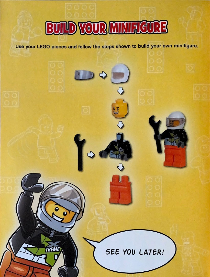 LEGO Official Annual 2018 Hardback - with Xtreme Stunt Truck Driver Minifigure