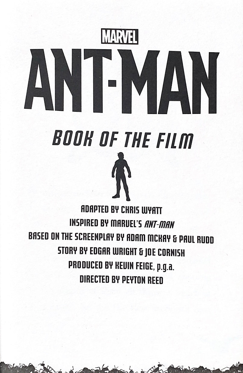 Marvel Ant-Man, Book of the Film