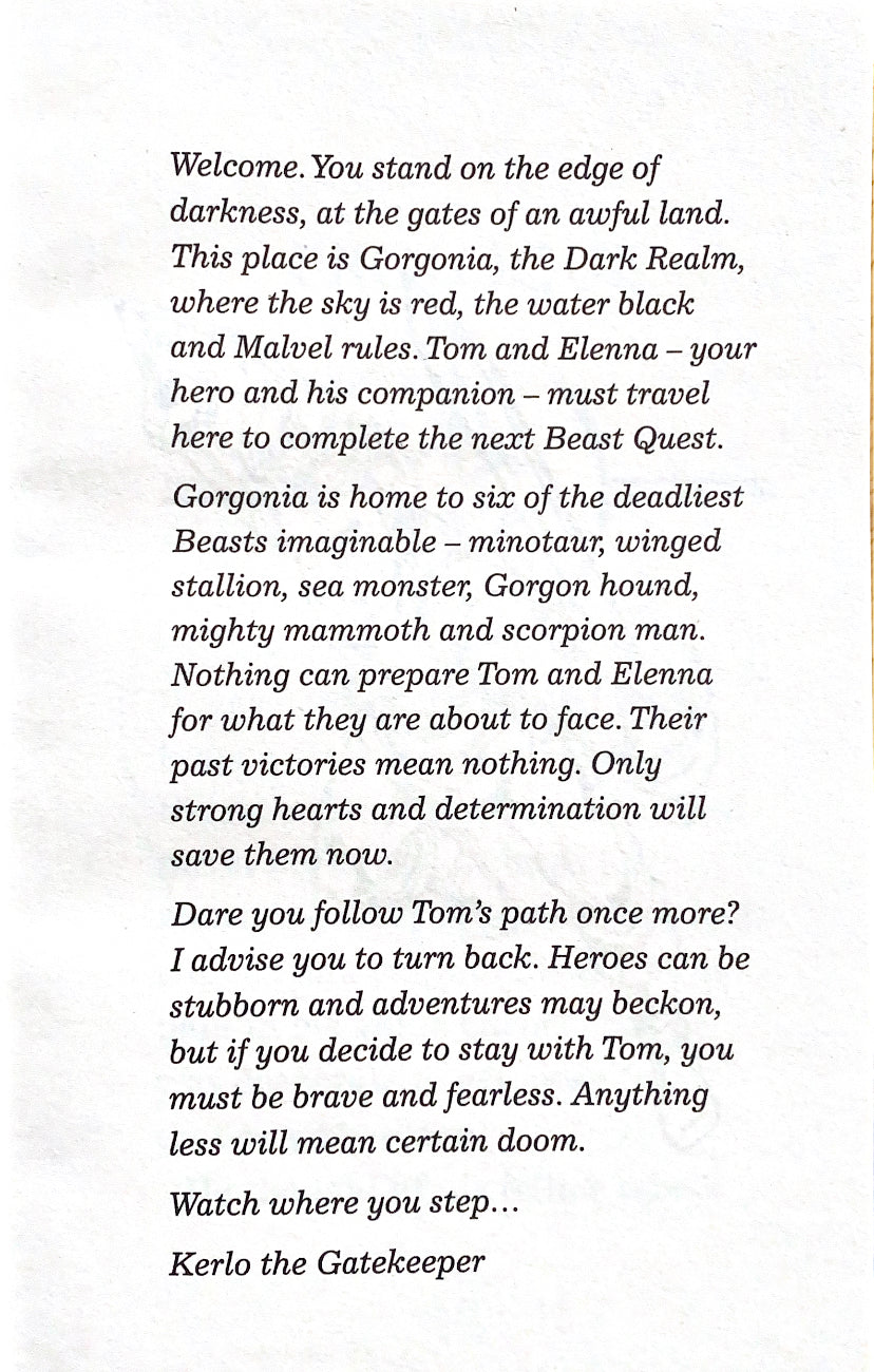 Beast Quest S3 - Kaymon the Gorgon Hound