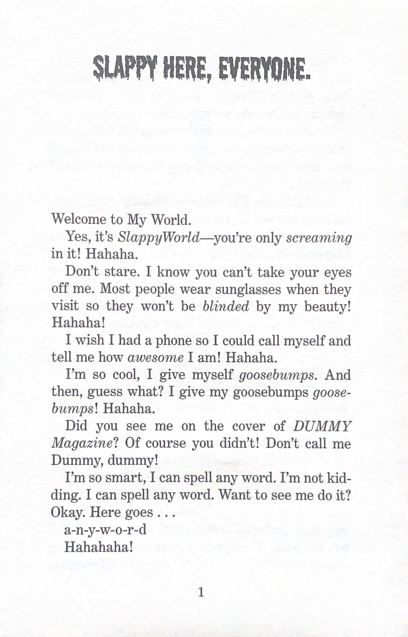 Goosebumps Slappy World The Ghost of Slappy