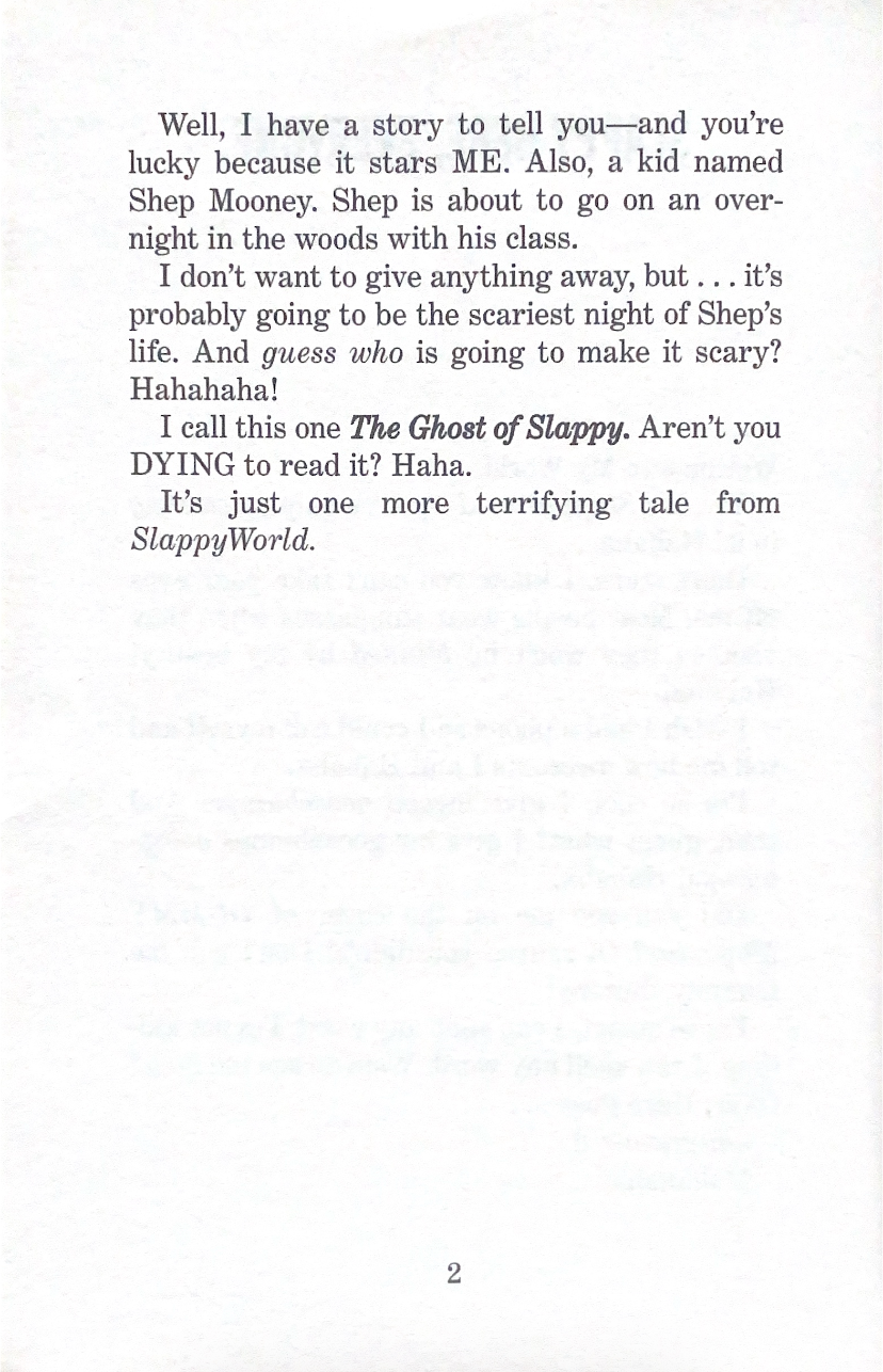 Goosebumps Slappy World The Ghost of Slappy