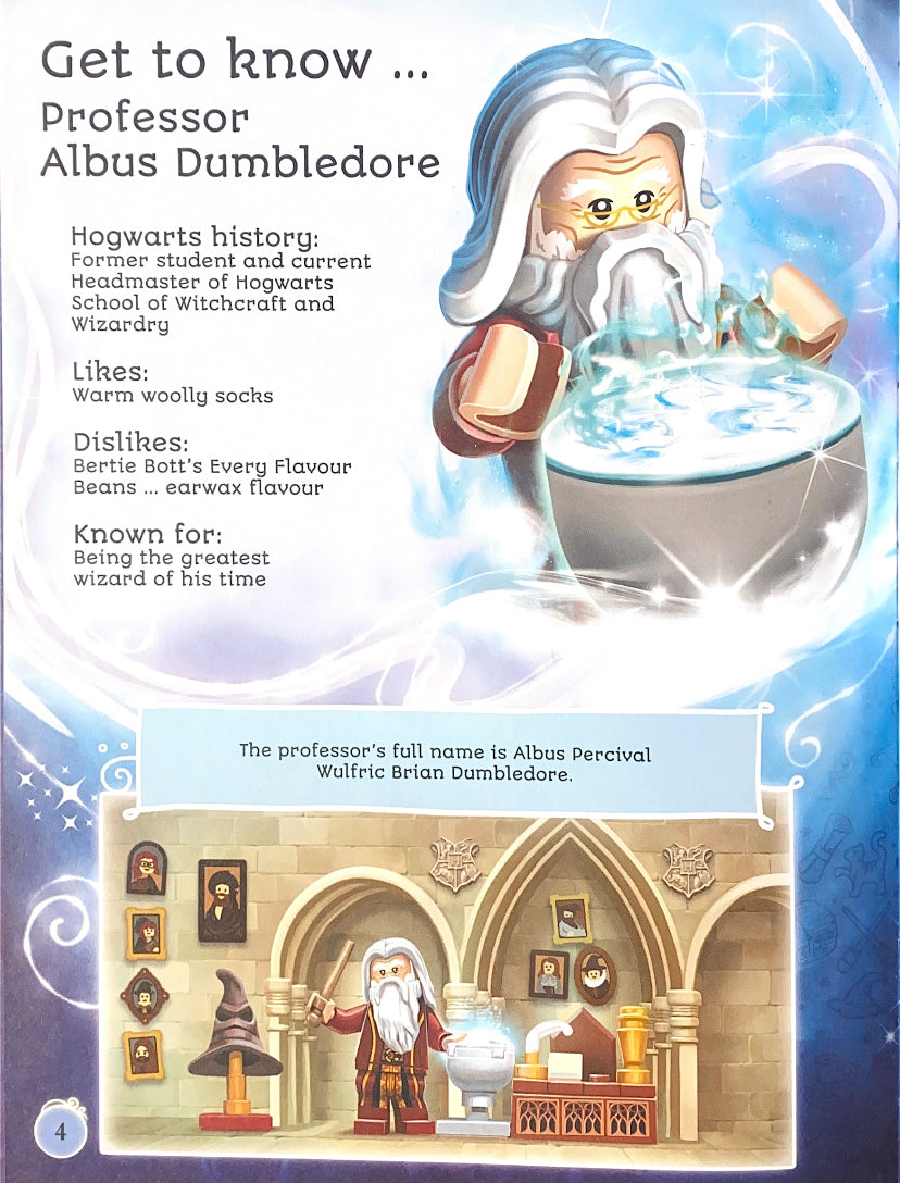 LEGO Harry Potter Official Yearbook 2024 - with Dumbledore Minifigure