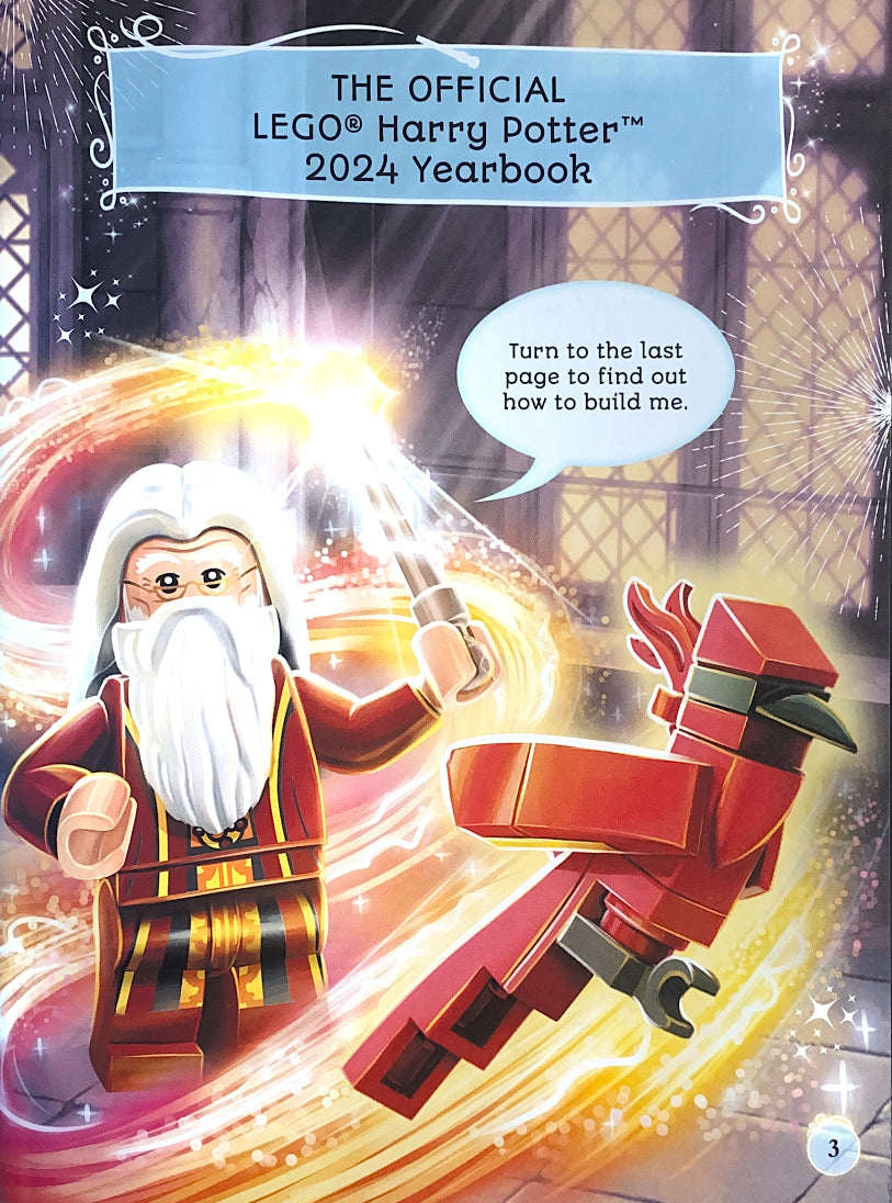 LEGO Harry Potter Official Yearbook 2024 - with Dumbledore Minifigure