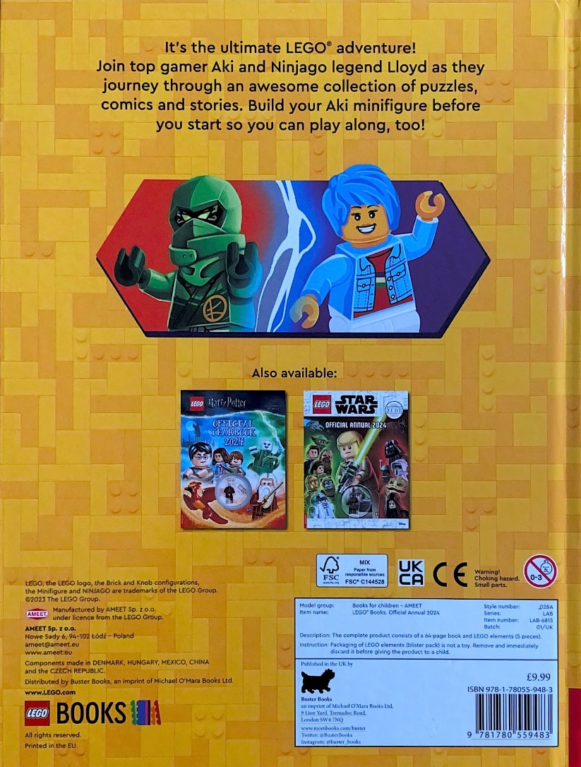 LEGO Official Annual 2024 - with Aki Minifigure