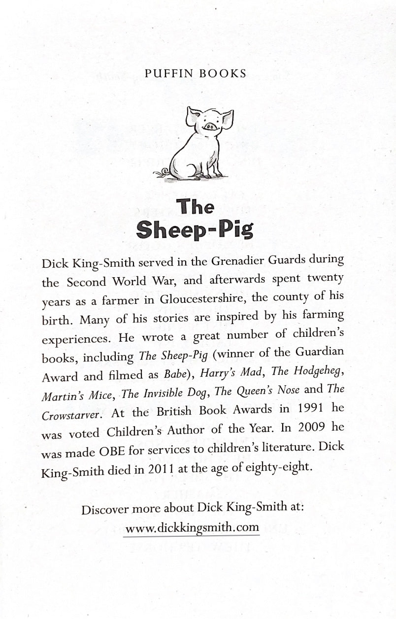 Pig Chapter Book The Sheep-Pig – Harmony Children's Books