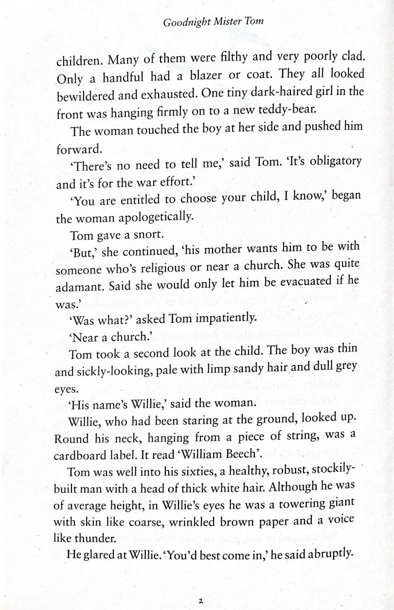 Goodnight Mr Tom